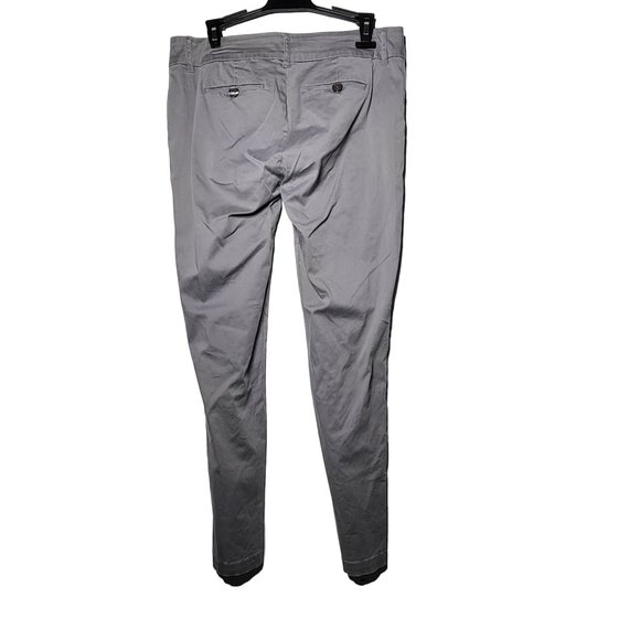 Kut from the Kloth Women's Gray Mid Rise Trouser Skinny Pants Size 8 Neutral - Picture 2 of 12